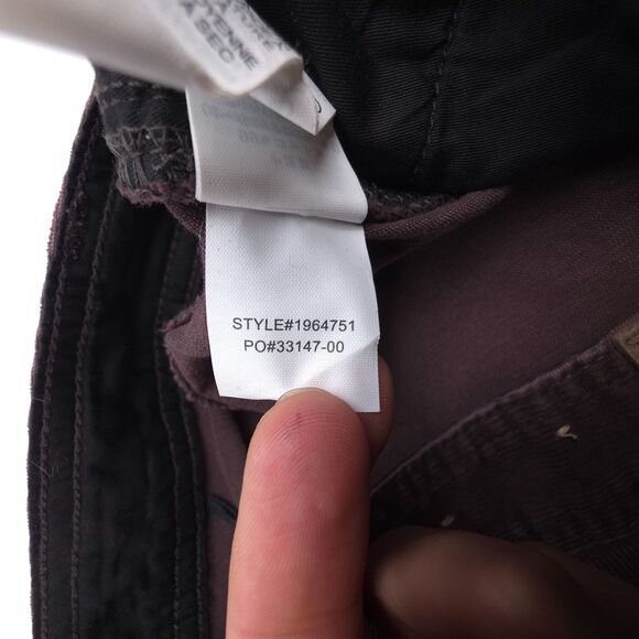 PRANA Sustainer Cord Pant Organic Cotton Gorpcore Outdoor Rugged Minimal 31x31 - Picture 10 of 10